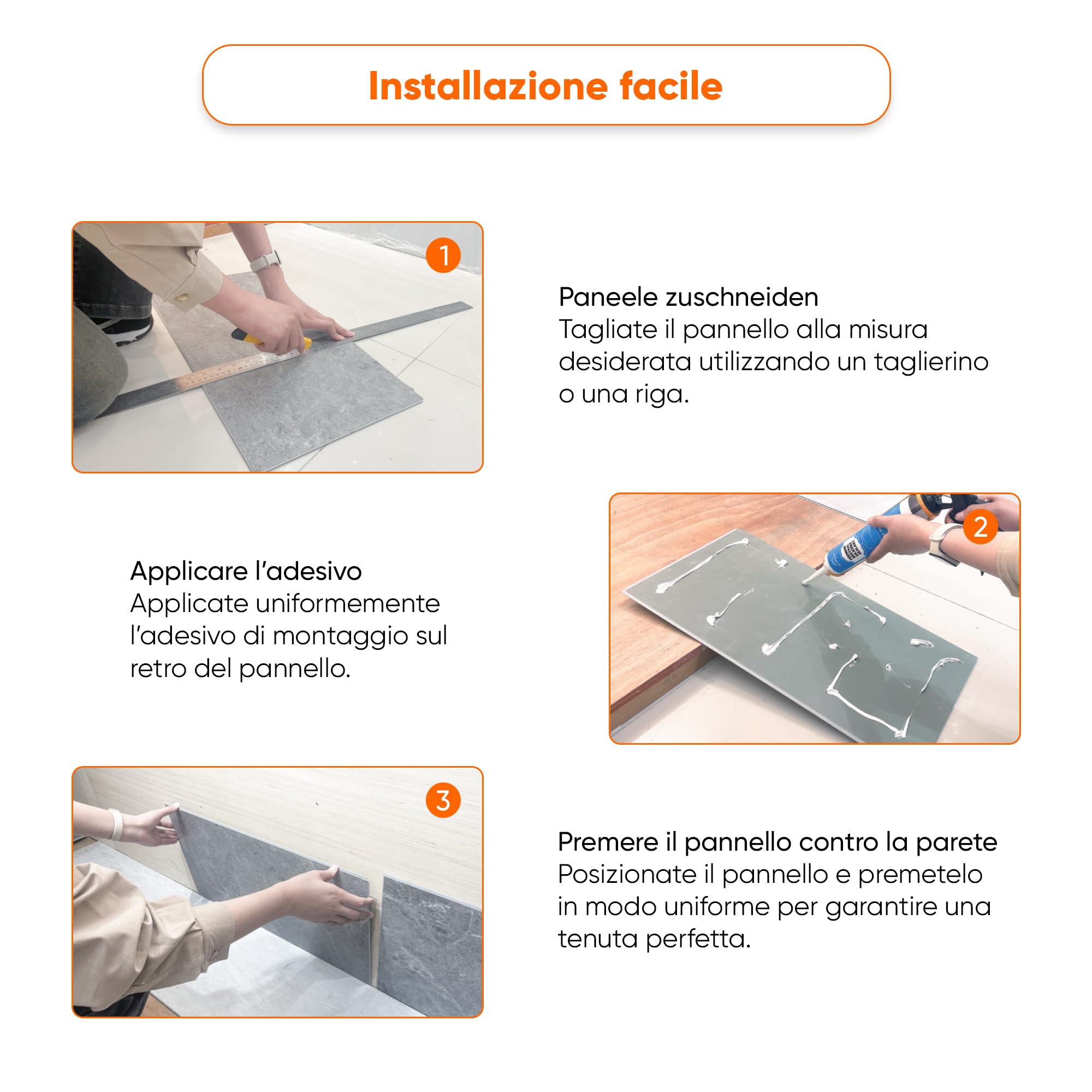 IZODEKOR SPC - Pannello da parete in marmo bianco, 60 x 120 cm, pannello posteriore da cucina, 1 pezzo resistente all'acqua, resistente al calore, protezione contro gli schizzi, rivestimento in PVC