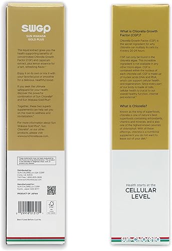 Miniatura 2 de Sun Chlorella Sun Wakasa Gold Plus Superfood Supplements Bebida Potente defensa inmunológica de todo el cuerpo, impulso de energía y salud