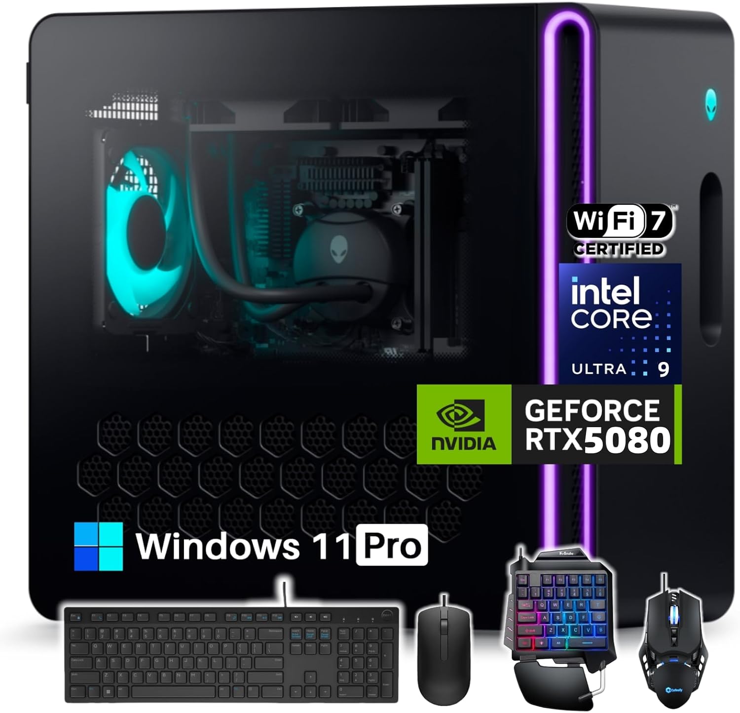 Dell OptiPlex 9020-SFF, Intel Core i5-4570 3.2GHZ, 16GB RAM, 512GB SSD Solid State, DVDRW, Windows 11 Pro (Renewed)