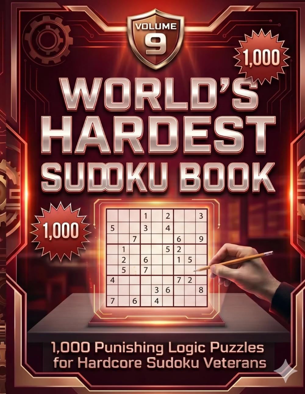 World's Hardest Sudoku Book Volume 9: 1,000 Punishing Logic Puzzles for Hardcore Sudoku Veterans