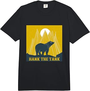 Hank The Tank Bear California Lake Tahoe Bears Funny Meme Comfort Colors Adult Heavyweight T-Shirt