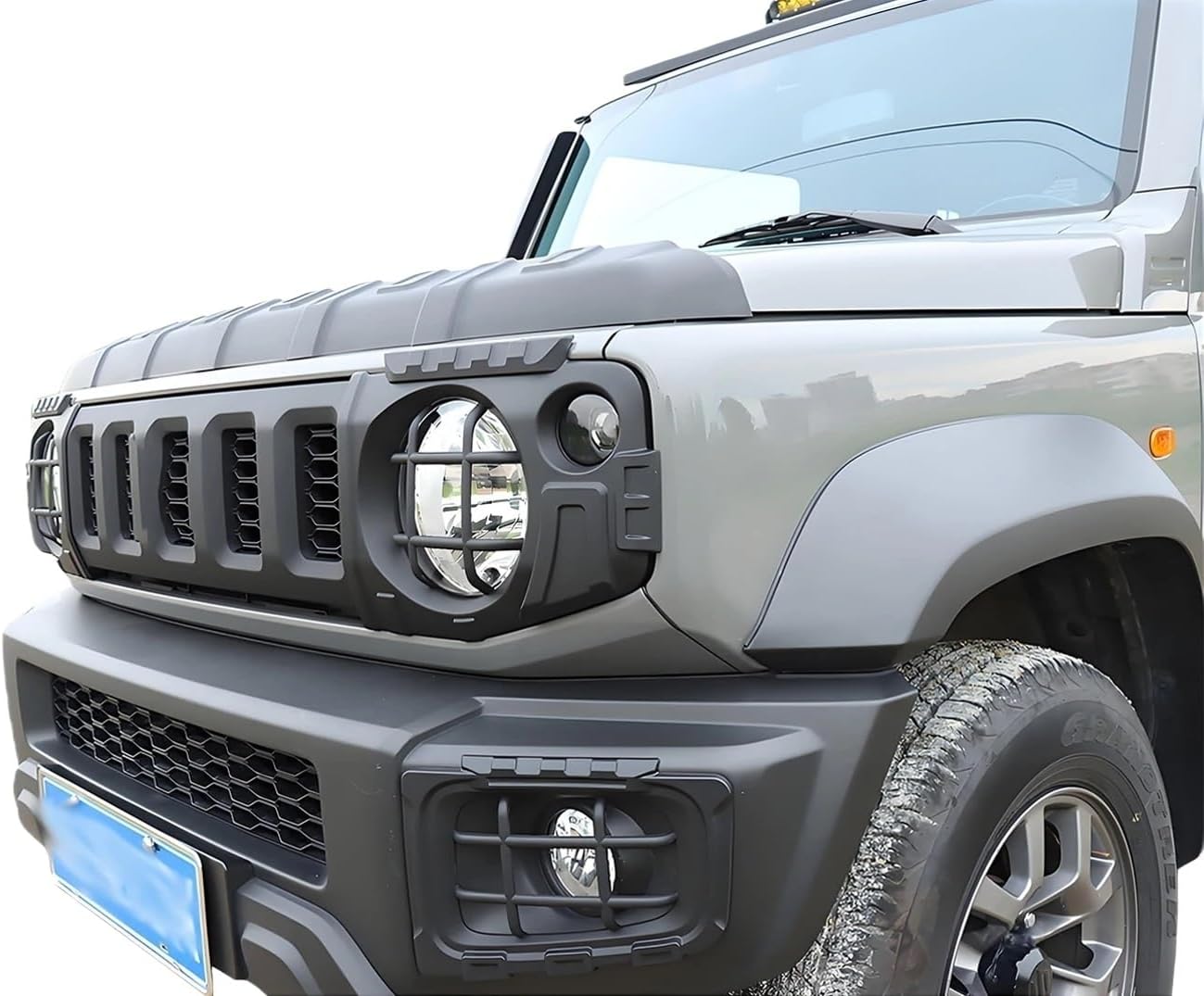 Car Rear Tail Light Taillight Front Headlight Fog Lamp Protector Cover Trim Compatible With Suzuki Jimny 2019-2025 Exterior Accessories(Tail Fog Head Light)