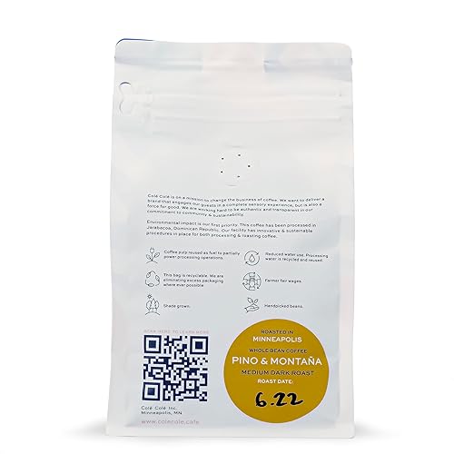 Miniatura 3 de Cole Cole Café de grano entero gourmet seleccionado a mano de República Dominicana, café tostado oscuro medio Pino & Montana tostado en Minneapolis