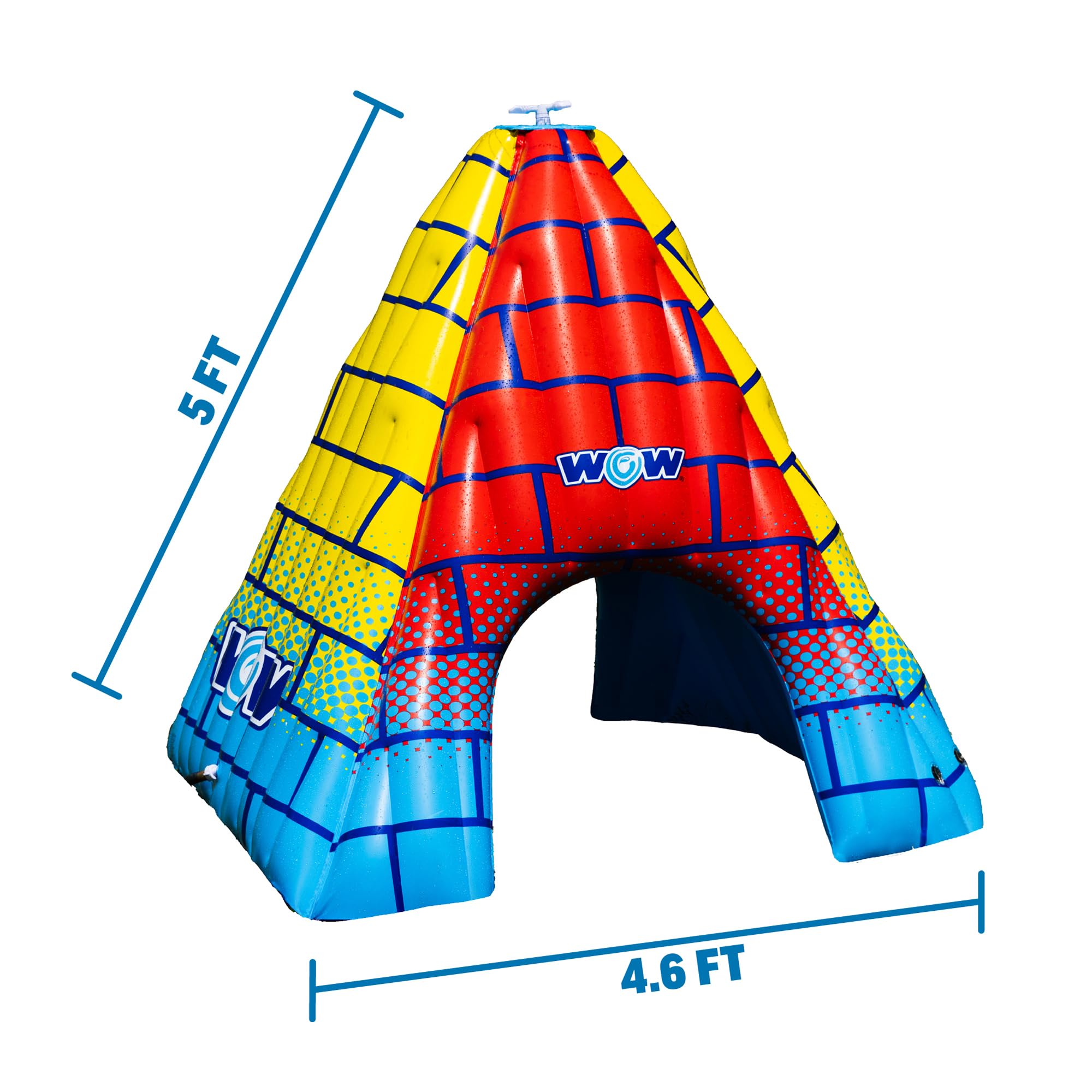 WOW Sports Pyramid - Aspersor de 5 pies