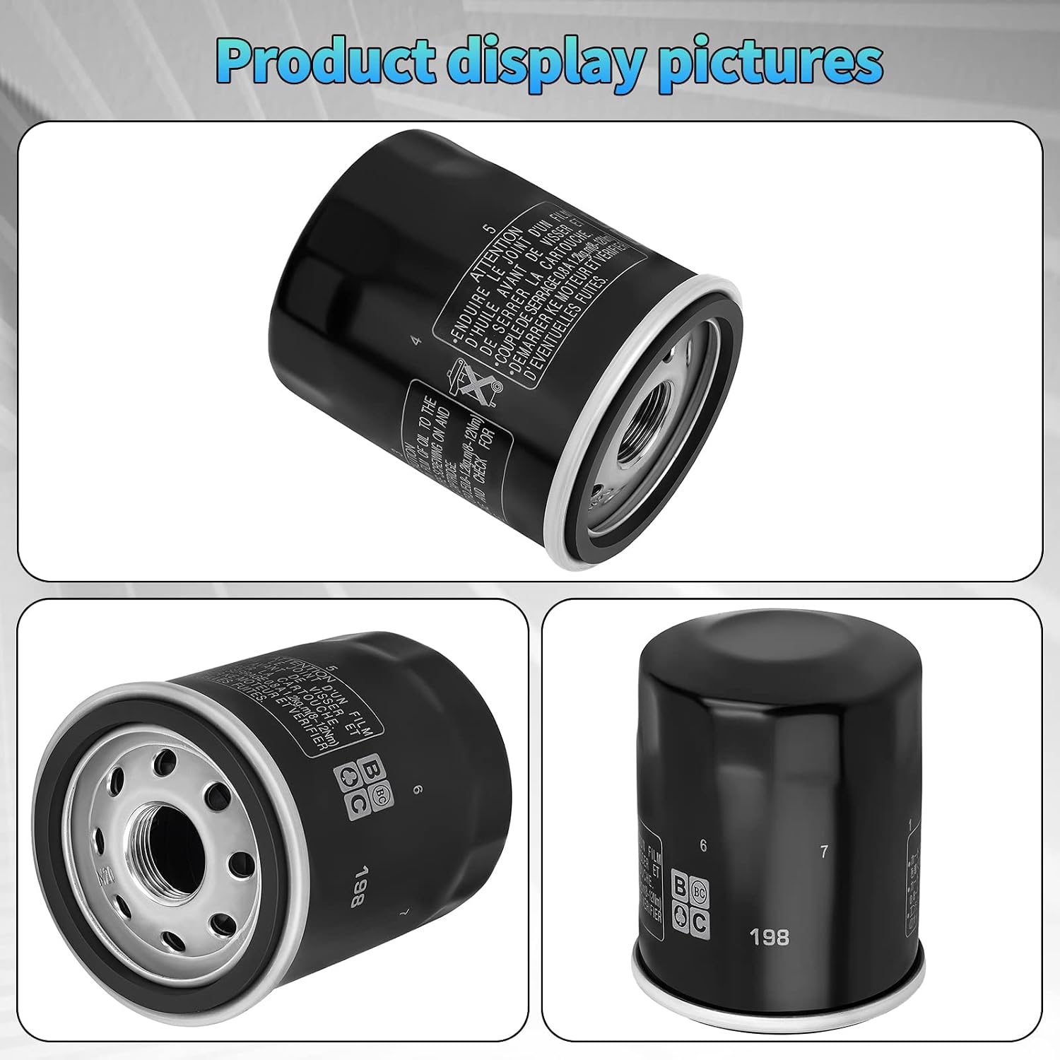 2540086 2540122 Oil Filter Fit for HF198 Polaris Ranger XP 700 800 900 1000 RZR 800 900 General 1000 Sportsman 600 700 ACE 900 ATV/Snowmobile 2004-2018 Polaris Ranger 570 700 800 900 1000(2Pcs)
