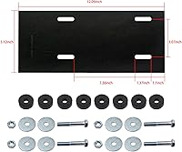 Vista 2 de Kit de placa de montaje - Soporte de motor con pernos compatible con Ha-rbor Fr-Eight Predator Engine 212cc 6.5hp