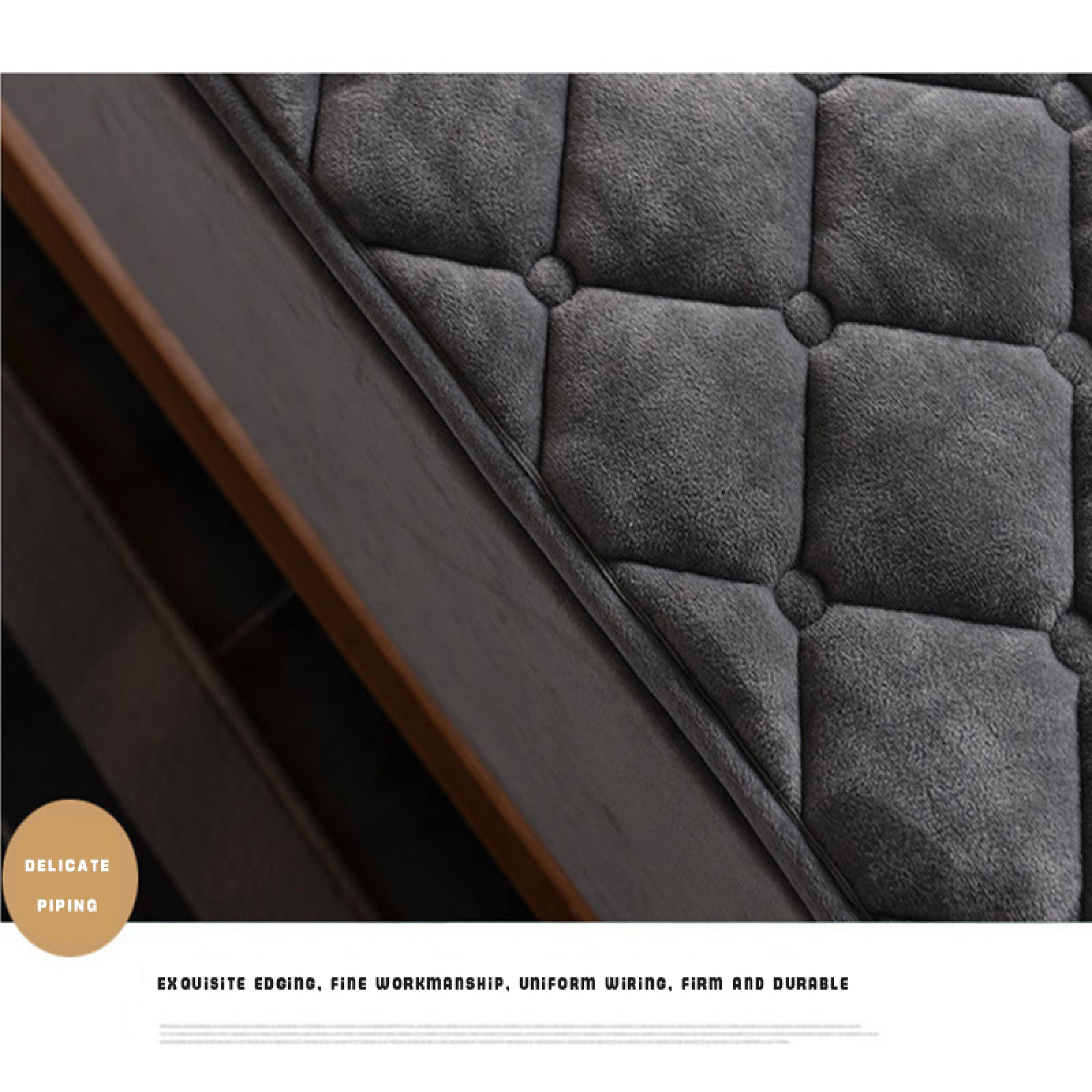 Warme Plüsch Spannbettlaken 200x200cm Dunkelviolett Matratzenbezug | weicher Fleece Bettlaken geräuschlos atmungsaktiv 30cm tiefe Tasche mit elastischem Rand für Topper Matratzen Boxspringbett