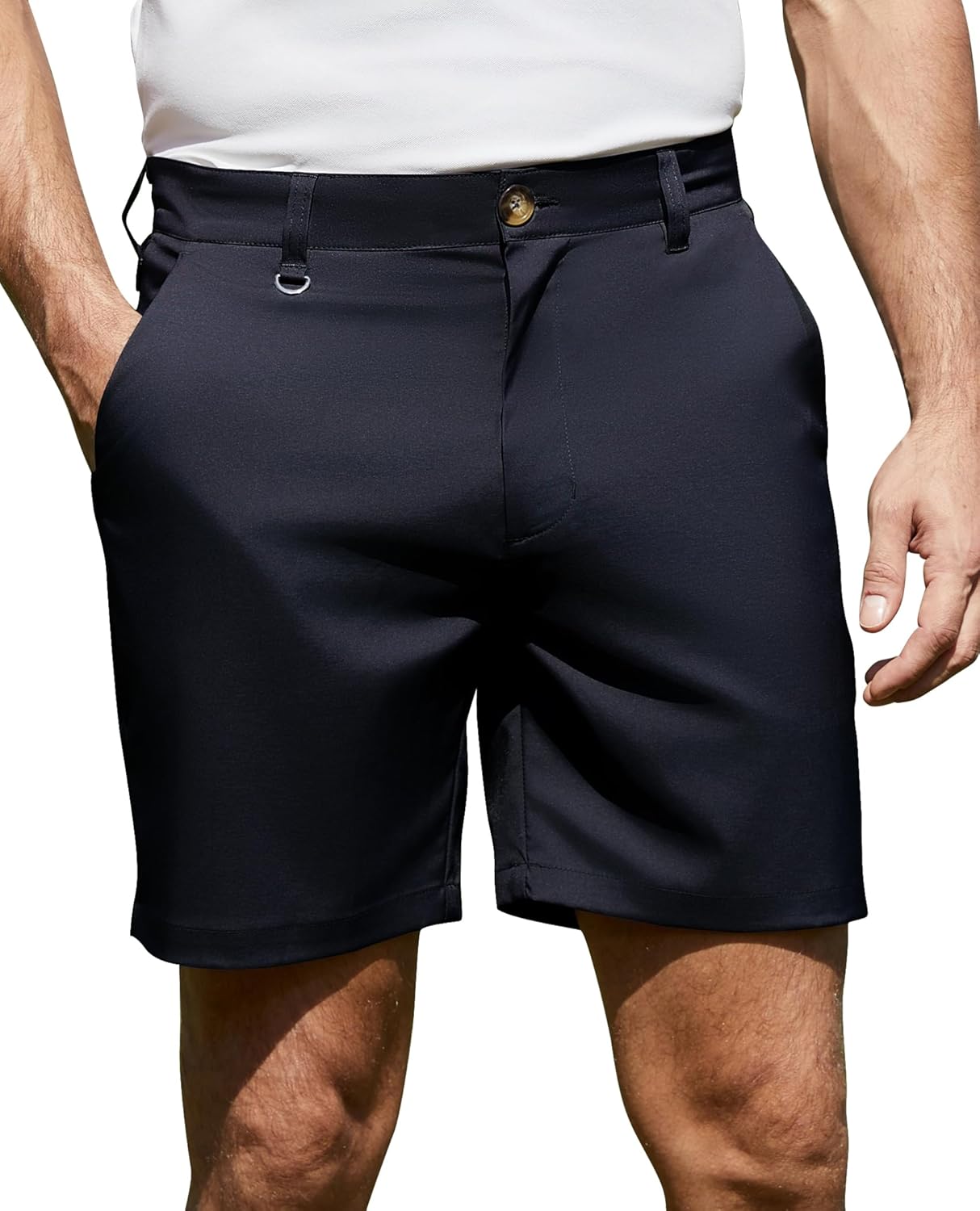 Men's Golf Shorts 7 Inch Inseam Casual Shorts for Men Quick Dry Lightweight Stretch with 4 Pockets