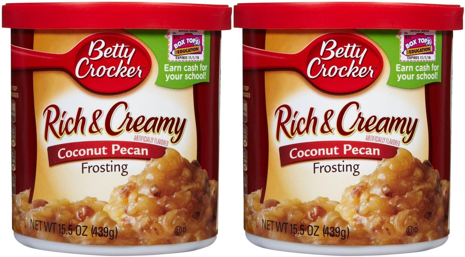 Betty Crocker Rich & Creamy Frosting - Coconut Pecan - 14.5 oz - 2 pk