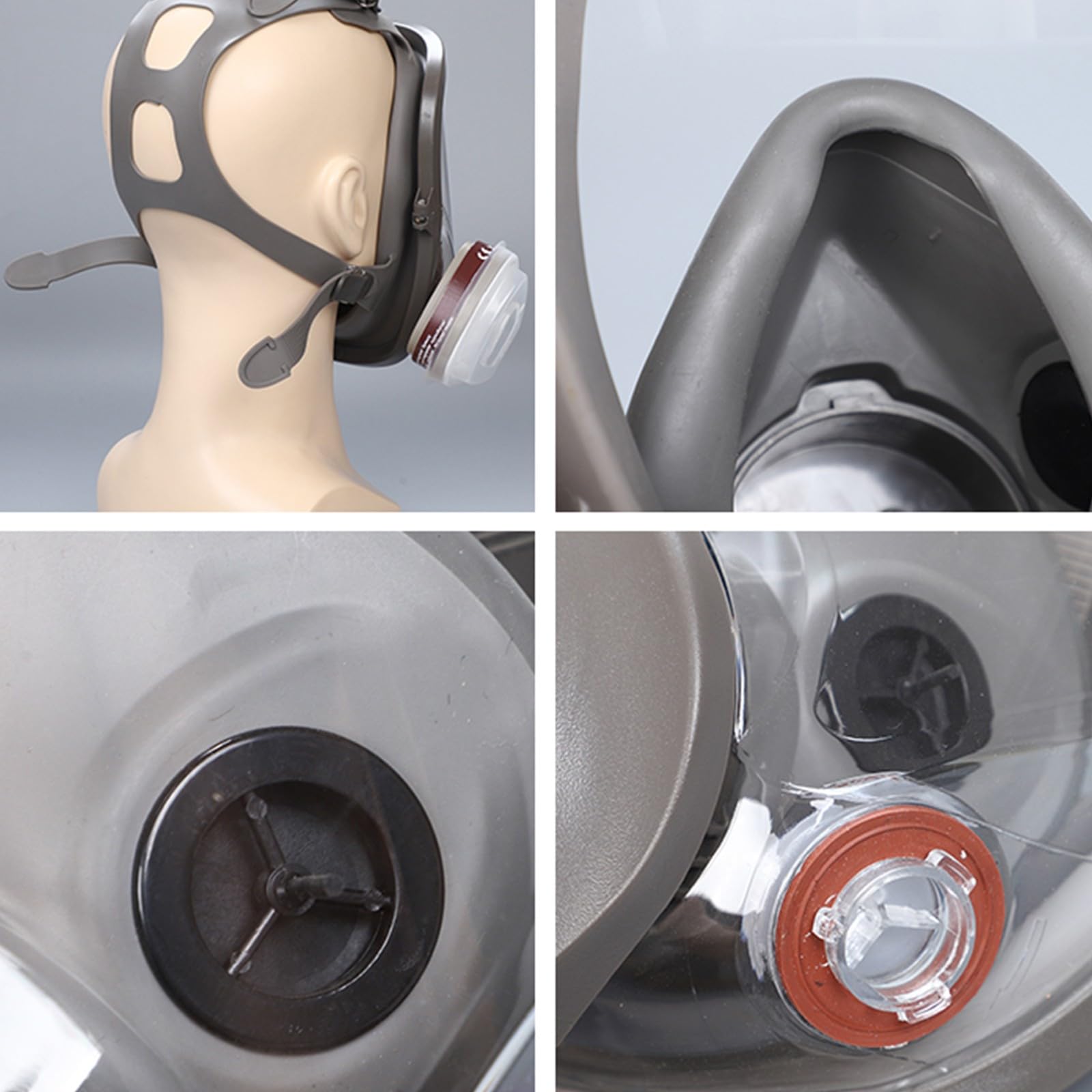 Masque respiratoire de sécurité adapté vapeurs organiques, produits chimiques, ponçage, soudage, travail du bois, à la peinture et environnements poussiéreux
