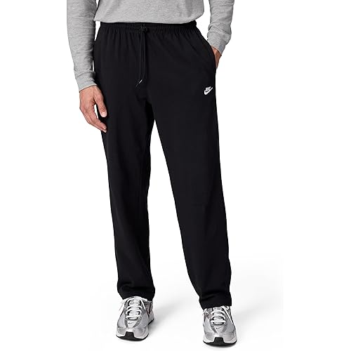 Nike Men's Sportswear Club Knit Open-Hem Pants