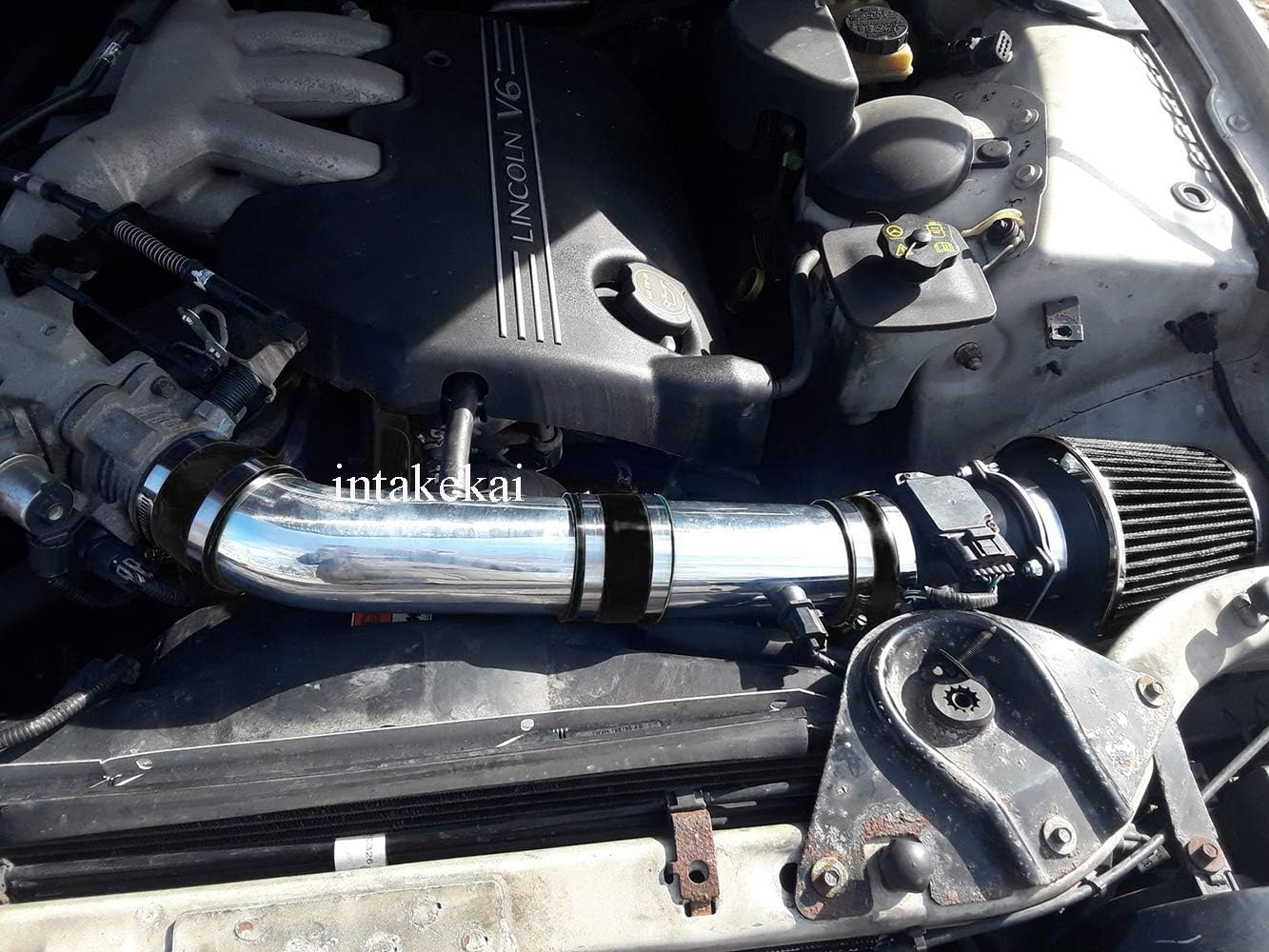 INTAKEKAI Performance Air Intake (Compatible with 2000-2002 LINCOLN LS 3.0 3.0L V6 MODELS) (black)