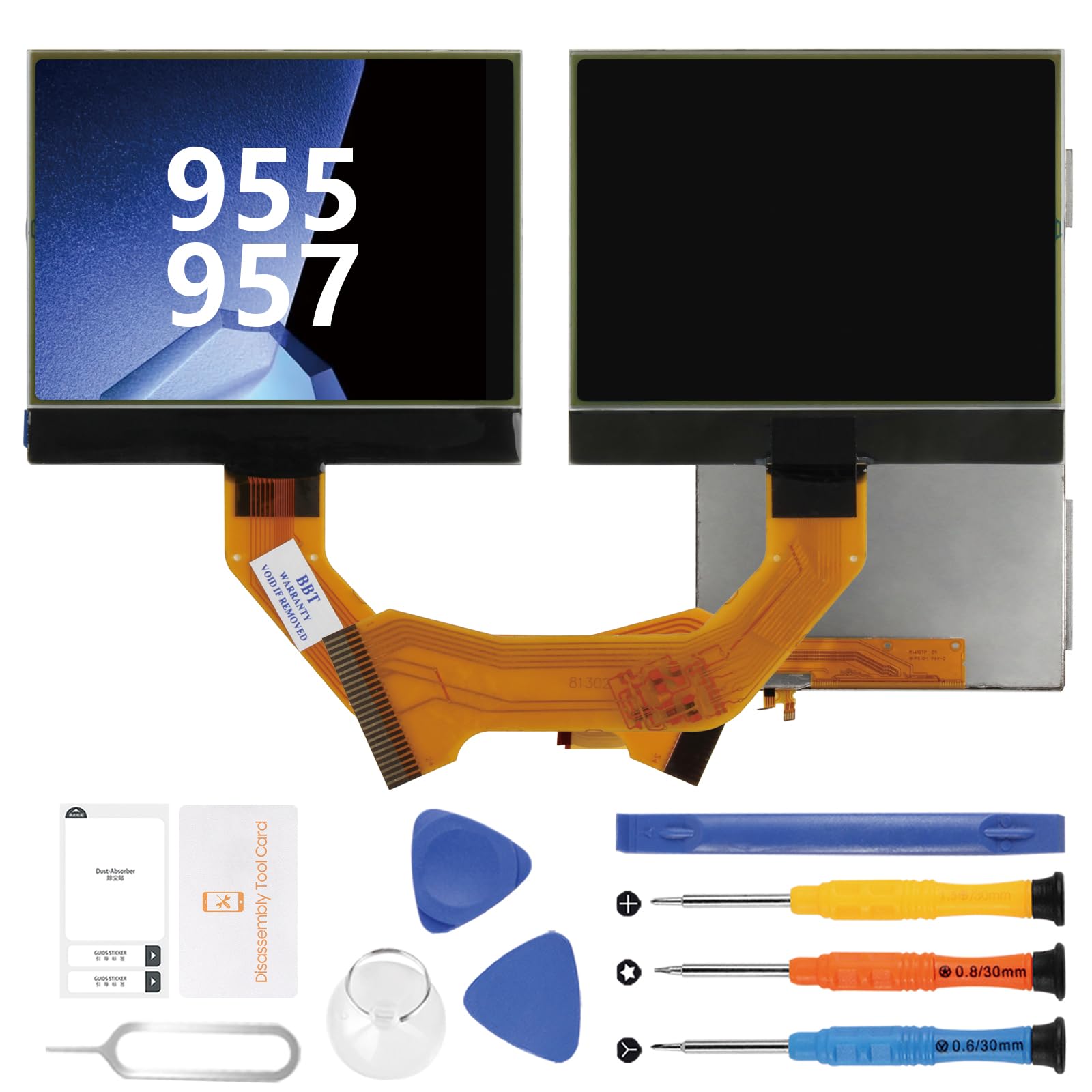 Schermo LCD per strumento cluster LCD Display per Touareg, per Porsche, per Cayenna, per Cayenne S, per Cayenna, per GTS 955 957 2003-2010 Schermo di Ricambio con Riparazione
