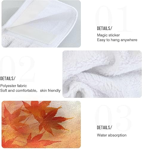 Miniatura 4 de senya Toalla de cocina colgante de Navidad, paquete de 2 toallas absorbentes con lazo para colgar, toalla de mano de gnomos de Navidad para baño