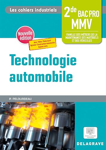 Les cahiers industriels - Technologie automobile 2de Bac Pro (2023) - Pochette élève