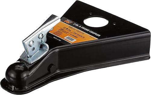 Seachoice FulTyme RV 2119 - Acoplador de remolque con marco A, se adapta a enganche de bola de 2 pulgadas, SAE clase III, capacidad de carga de