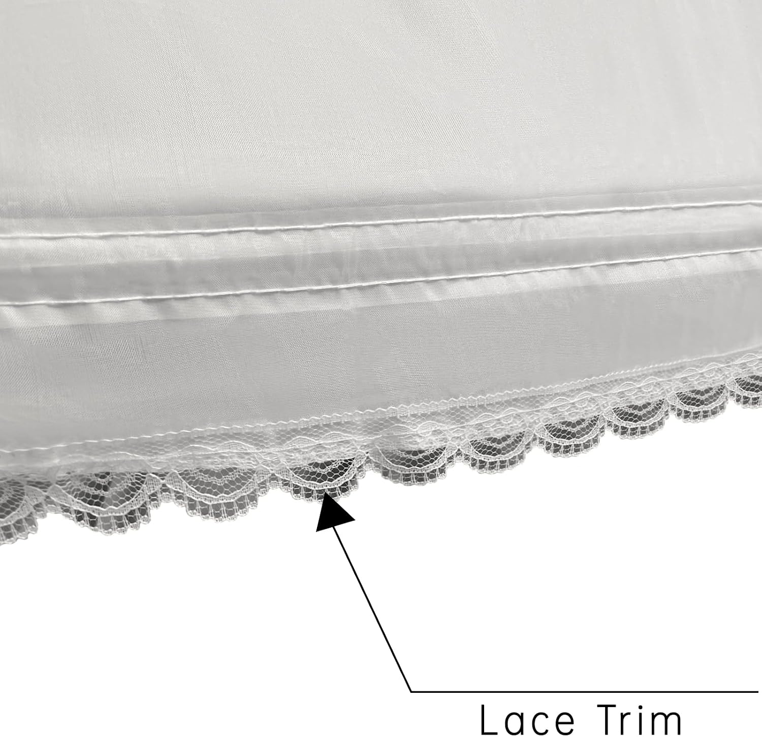 Women Crinoline Petticoat 6 Hoop Skirt Full A-Line Slips Long Underskirt for Wedding Bridal Dress Ball Gown