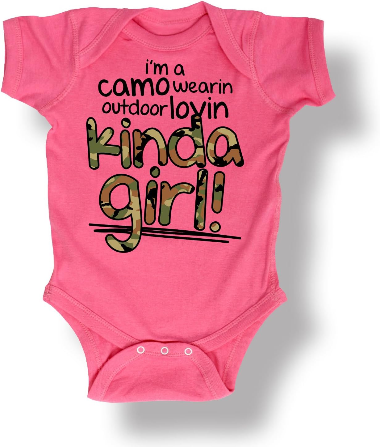 Camo Wearin Outdoor Lovin Kinda Girl-INFANT One Piece-6M
