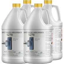 4278 Raspberry-Scented Carpet Odor Absorber, 4 Gallon Case