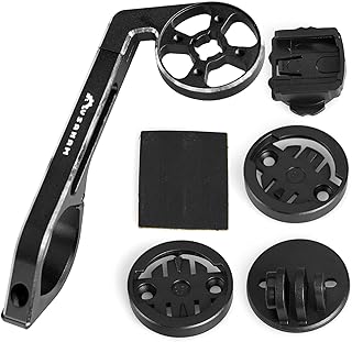 Multifunctional Bicycle Computer Holder,HUIOP Bicycle Computer Camera Mount Holder Bike Sports Camera Front Mount Bike Handlebar Mount Handle Bar Computer Mount Replacement for Bryton CATEYE,Front Bik