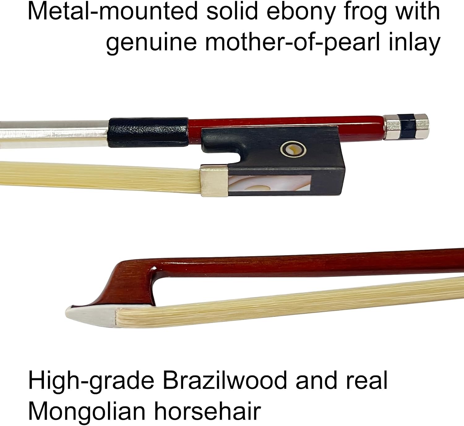 Black Violin 4/4 Full Size Complete Set for Adults Teenagers Students,Solid Maple Wood Violins with Rosewood Fittings,Case,Spare strings,Bow,Rosin,Shoulder Rest,Professional Violin for 11+years Gift