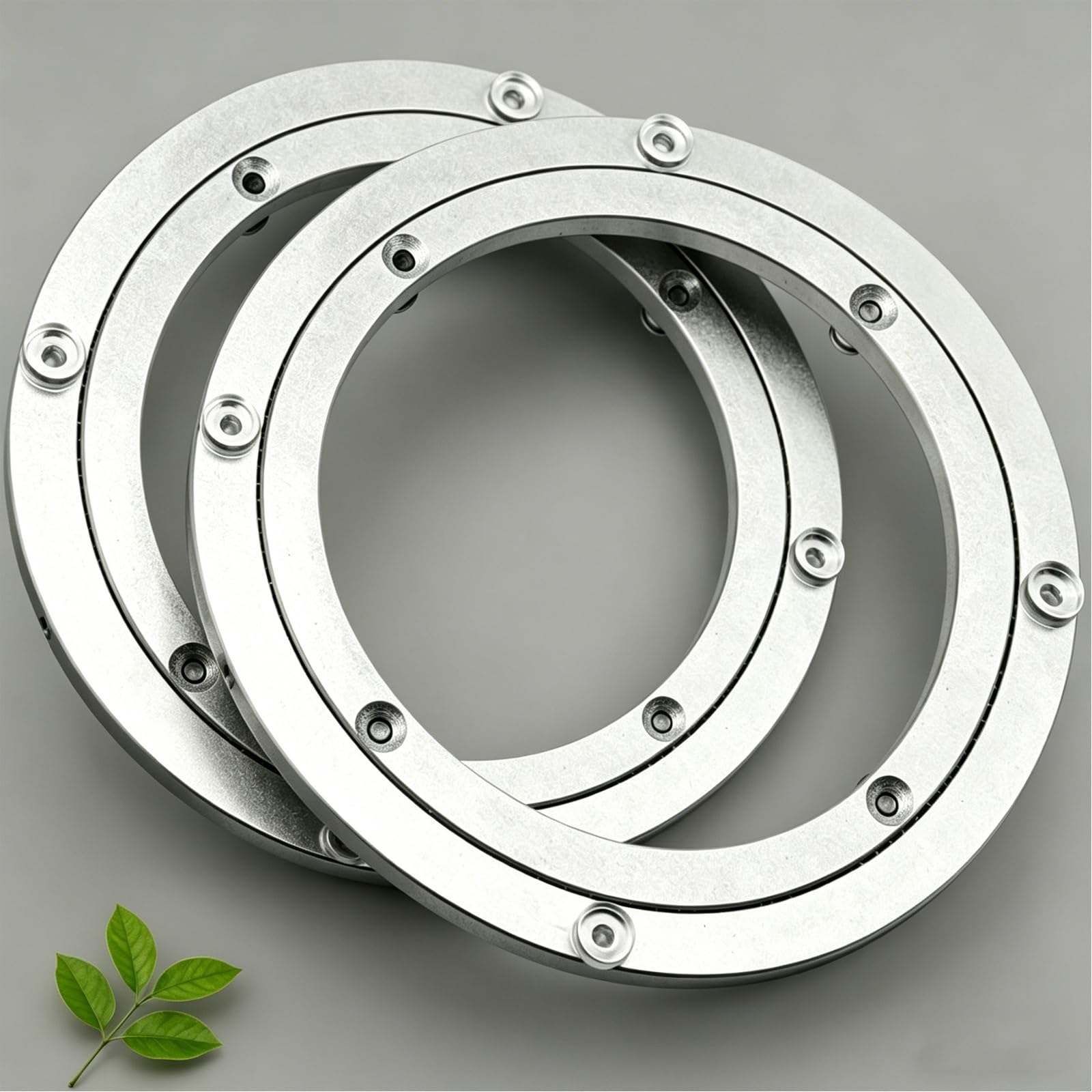 1pcs,Silver，Rotating Track，Swivel Plate Hardware ，for Dining-Table And Workbench(680mm (27 inches))
