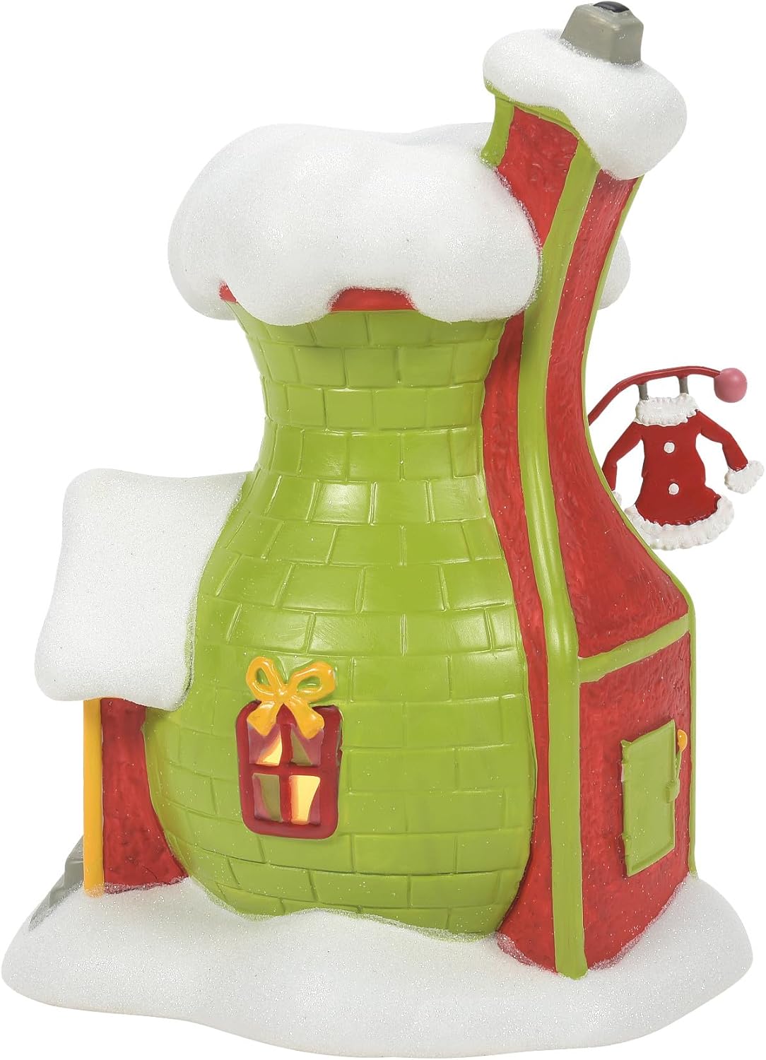 Department 56 Dr. Seuss the Grinch Village Santy Suit Shoppe Lit Building, 8 Inch, Multicolor