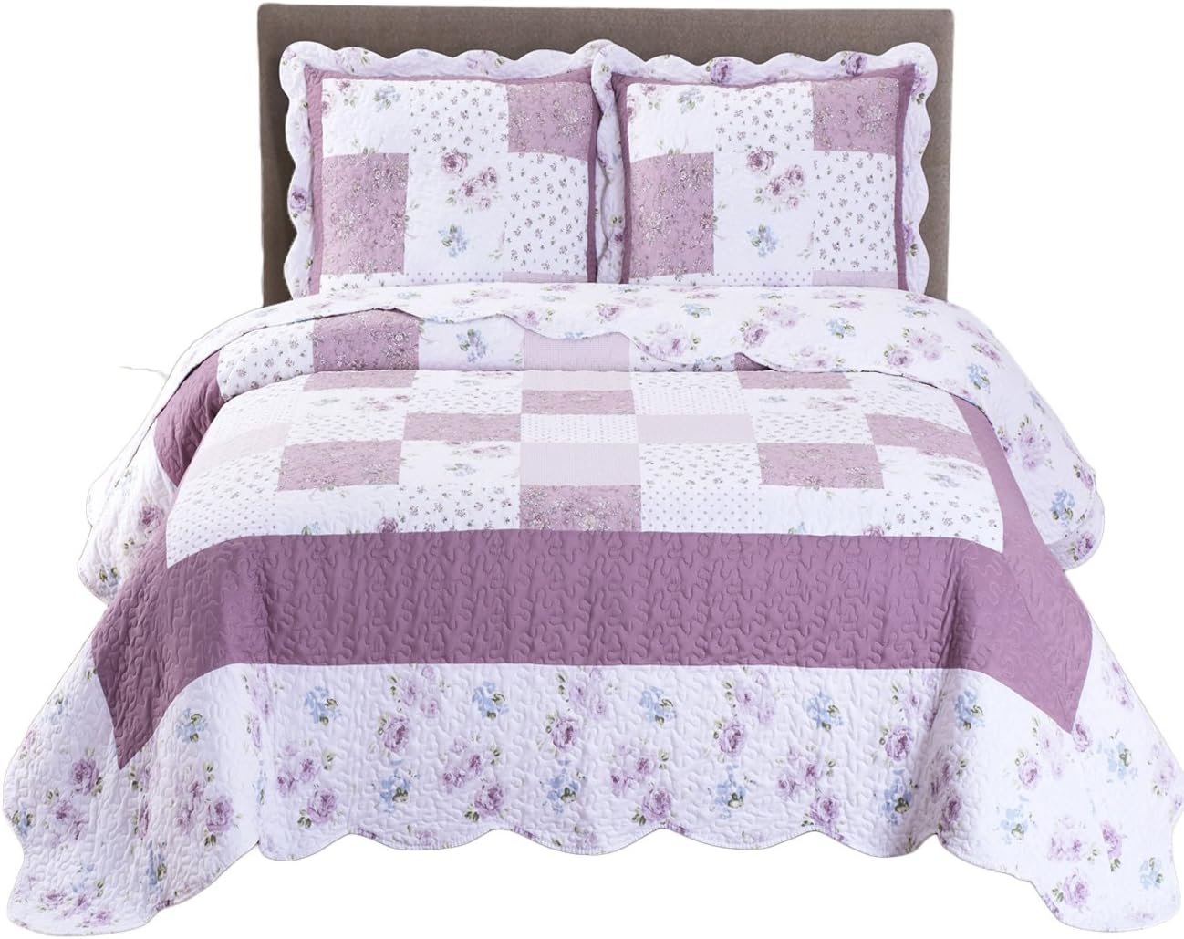 Sheetsnthings 12 PC Queen Size Wendy Purple Bed in a Bag including