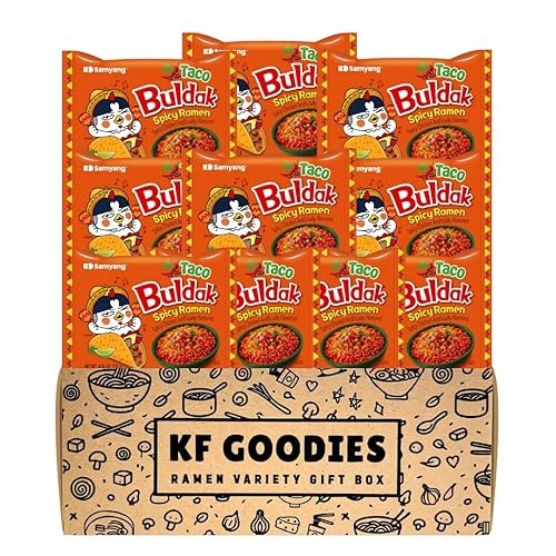 Miniatura 36 de Samyang Buldak - Sopa de fideos coreanos, salteados, de pollo picante (10, carbonara y Jjajang)