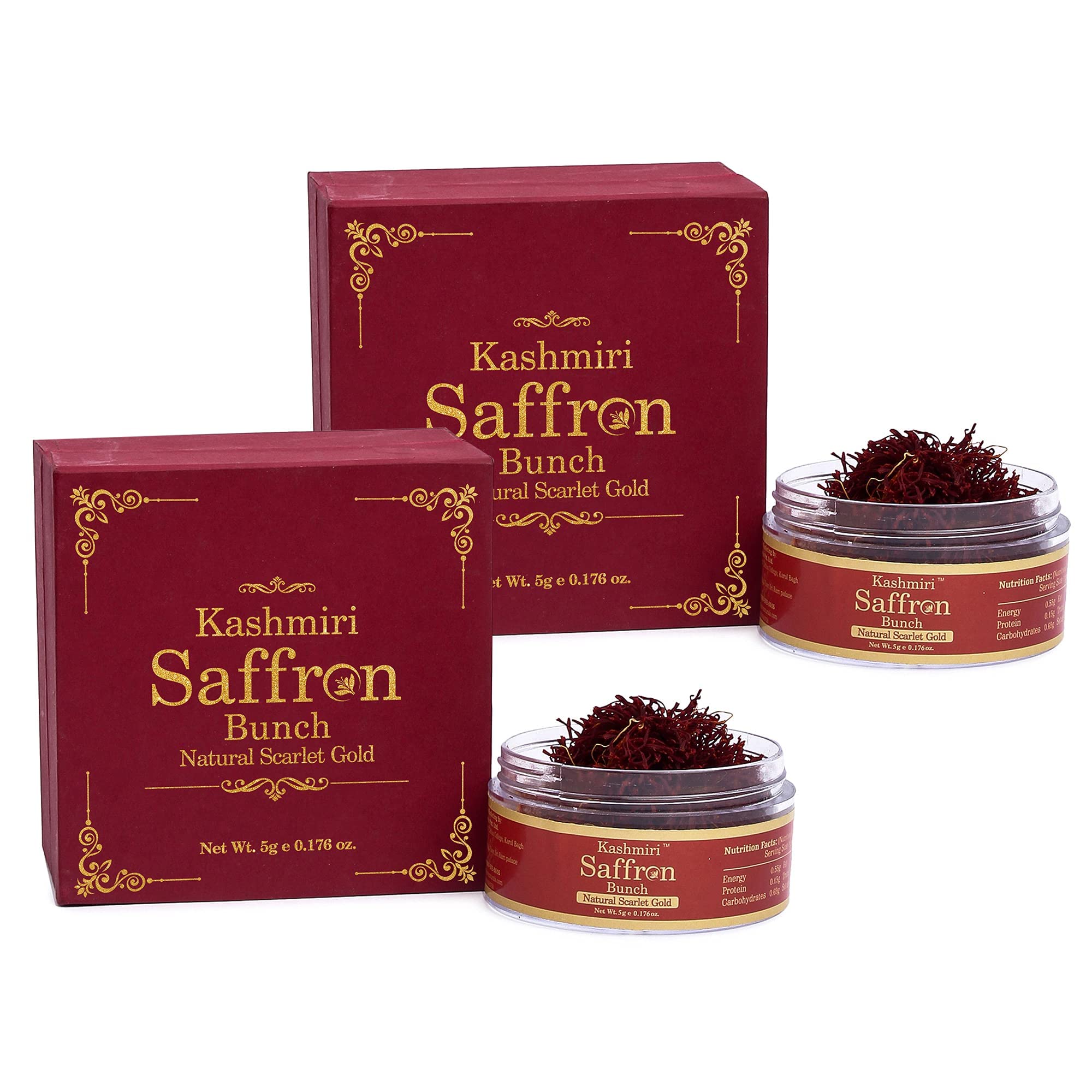 VEDAPURE A+ Grade Original Kashmiri Saffron/Kesar With Yellow Threads For Skin, Beauty, Tilak, Sweets, Biryani & Pregnant Women - 5 Gram (2)