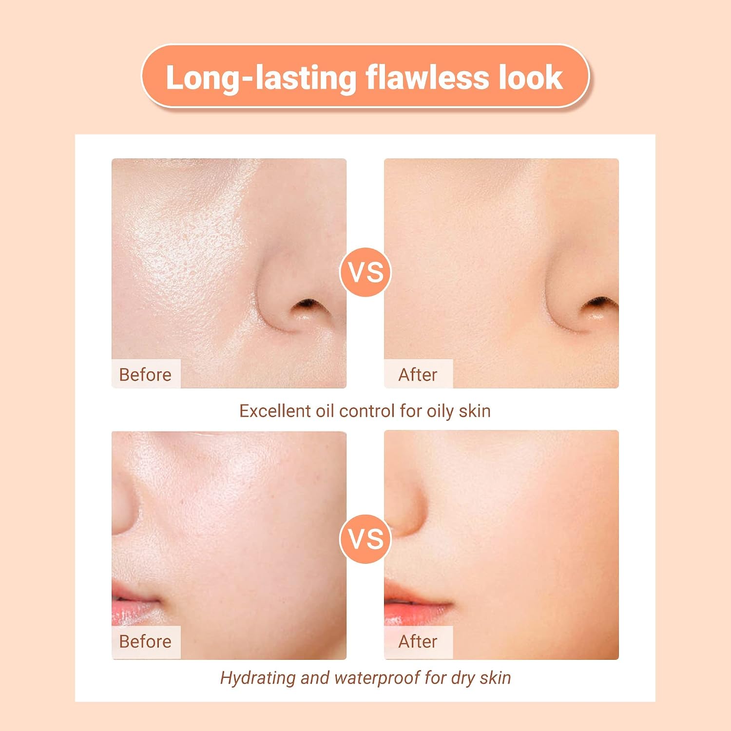 FV Setting Powder for Minimizes Pores and Fine Lines, Lightweight & Long Lasting Face Loose Powder for Light, Medium & Tan Skin Tones with Matte Finish Baking Powder 0.35oz (10g)