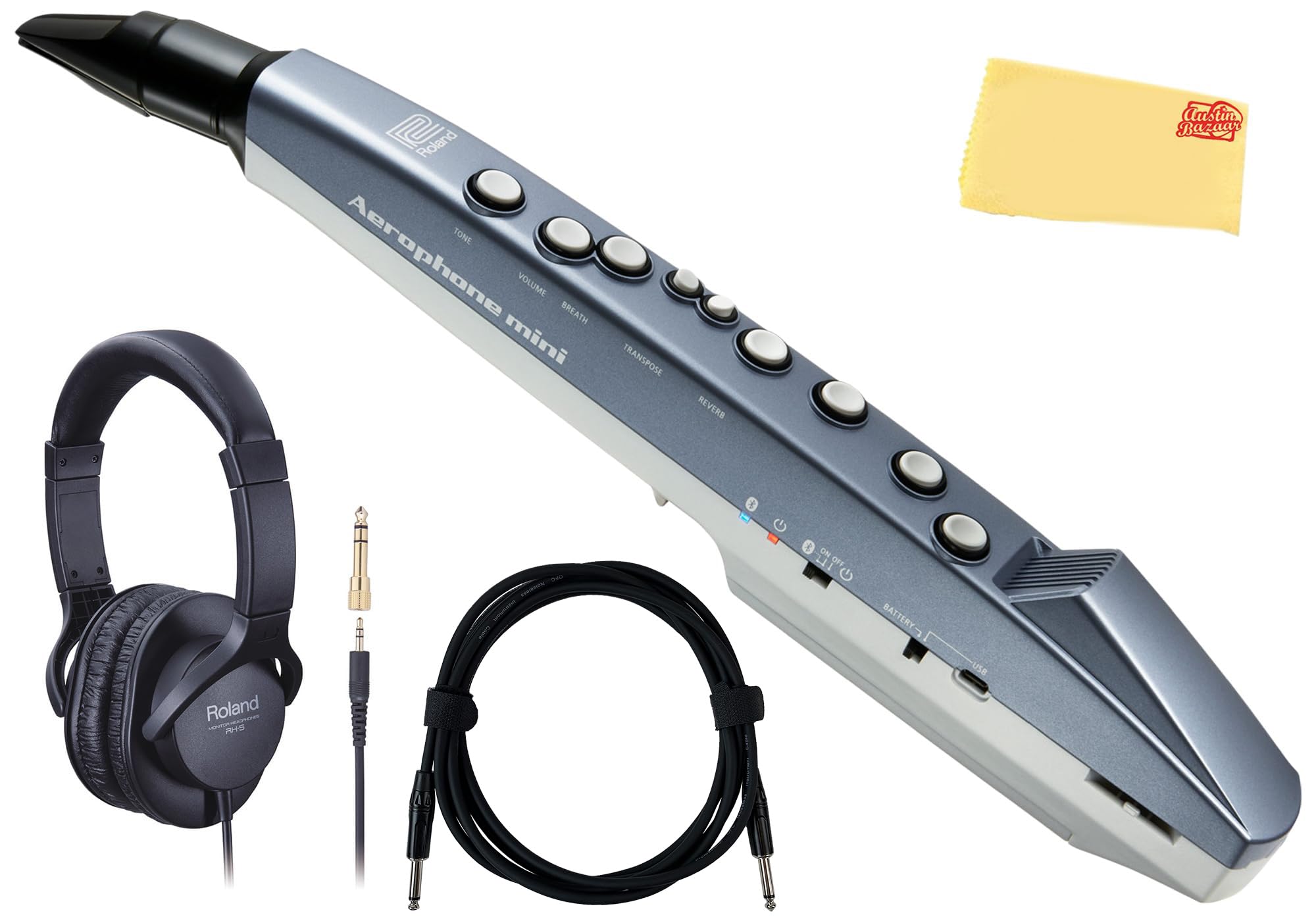Amazon.com: Roland AE-01 Aerophone Mini Digital Saxophone Bundle  