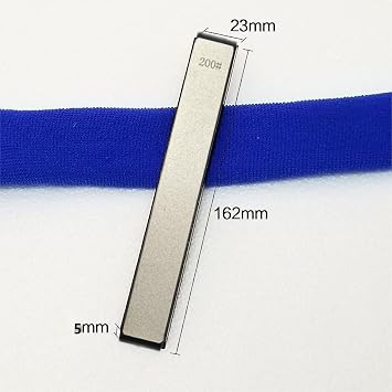 Ruixin 11Pcs Diamond Knife Sharpening Stones Set - Fix-Angled System with Non-Slip Base - Outdoor & Kitchen Knife Sharpener