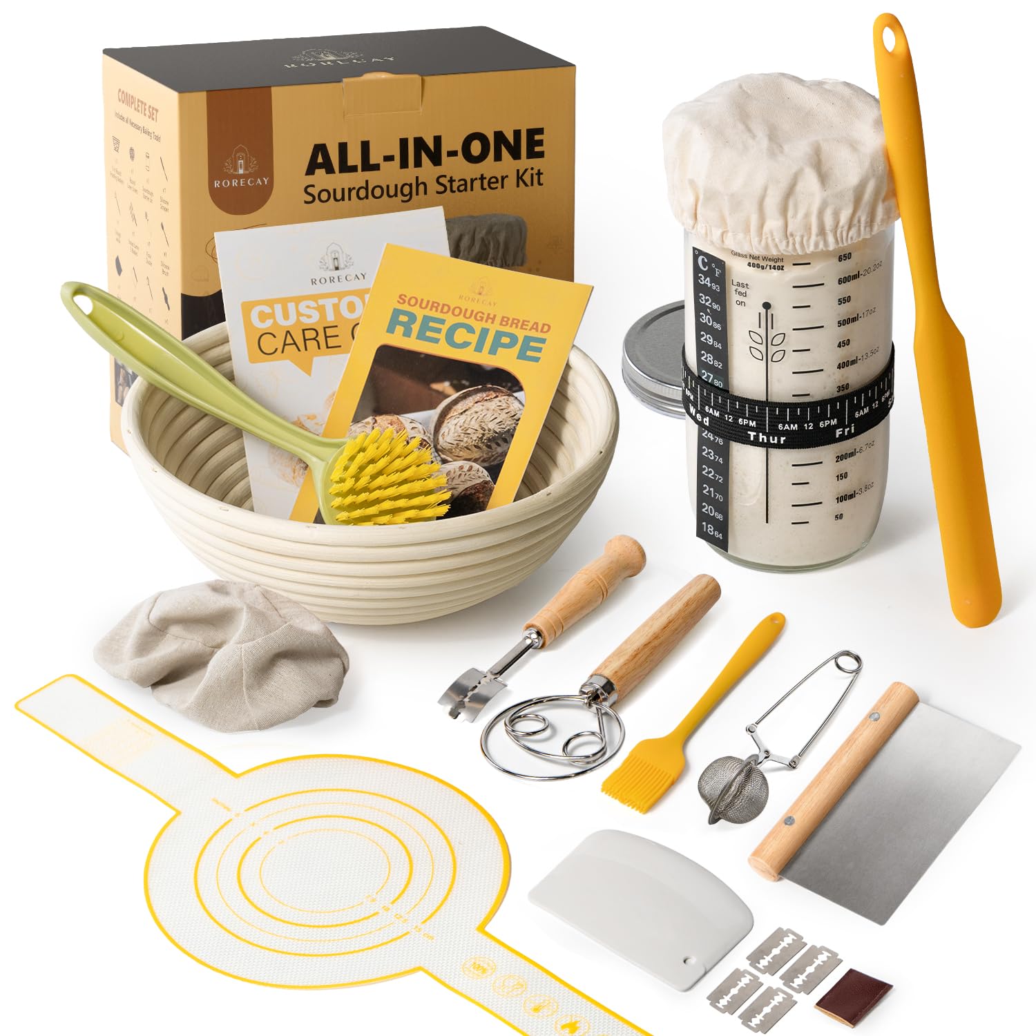 rorecay Sourdough Starter Kit