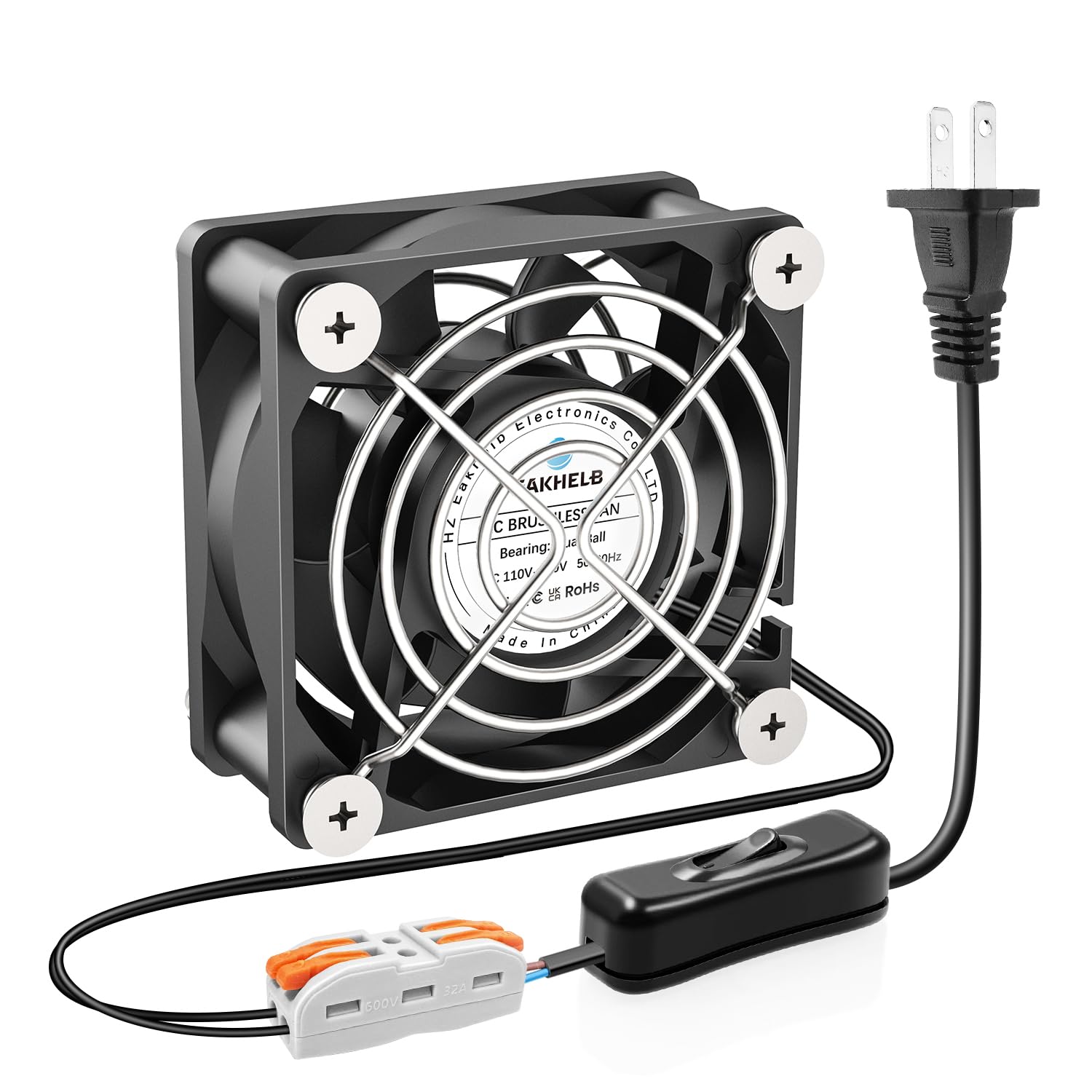 Amazon.com: Eakhelb 60mm Fan, EC Brushless Motor Cooling Fan