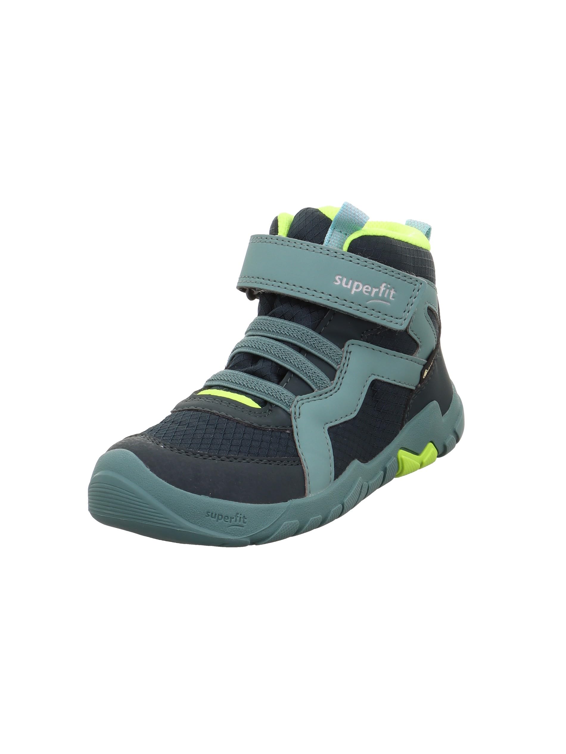 Superfit Jungen Trace Leicht Gefütterte Gore-tex Grün/Gelb 7000 Sneaker, Grün Gelb 7000, 28 EU