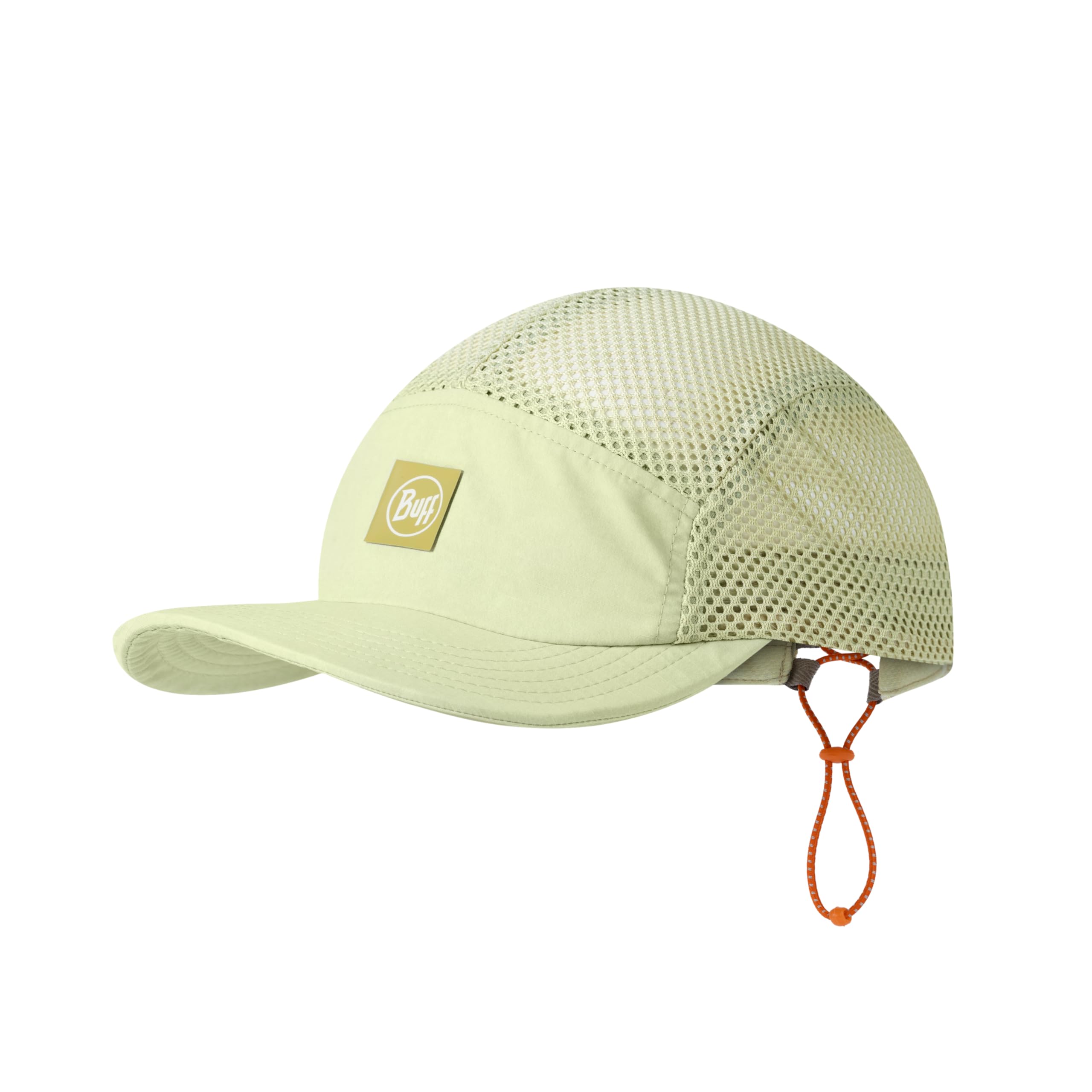 Buff®| Cap 5 Panel Air Man Women Adult Flexible, Soft, Stretchy, Running, Adjustable, Comfortable, Quality, One Size, Green