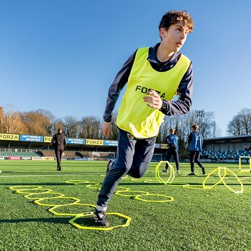 FORZA Anillos Octo de Agilidad [6 Piezas] | Juego de Aros de Velocidad para Entrenamiento de Fútbol | Material de Entrenamiento y Fitness para Adultos y Niños | con Bolsa de Transporte - imagen 4