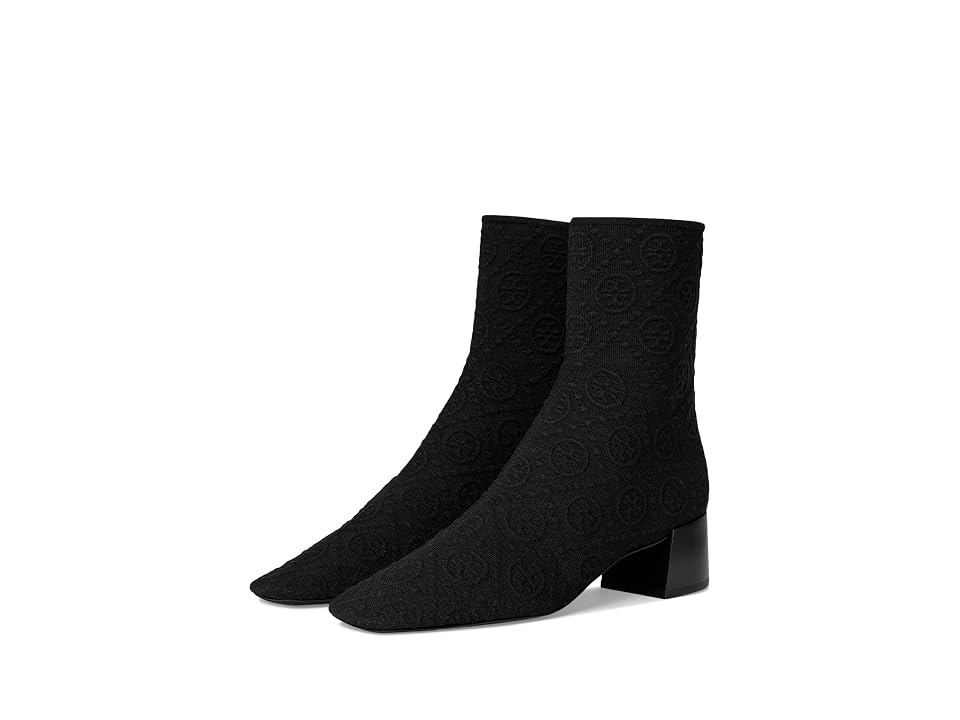Tory Burch Stretch Ankle Boot 45mm Women's Boots Perfect Black : 7 M, Leather