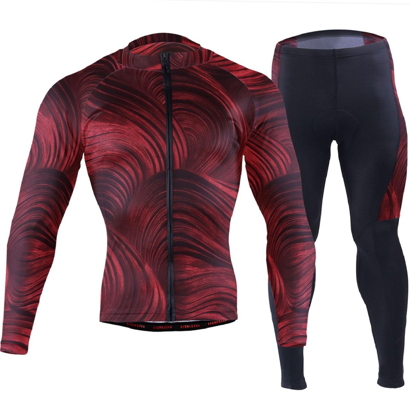 Radtrikot mit Taschen, schnell trocknend, für Herren, 3D-gepolstert