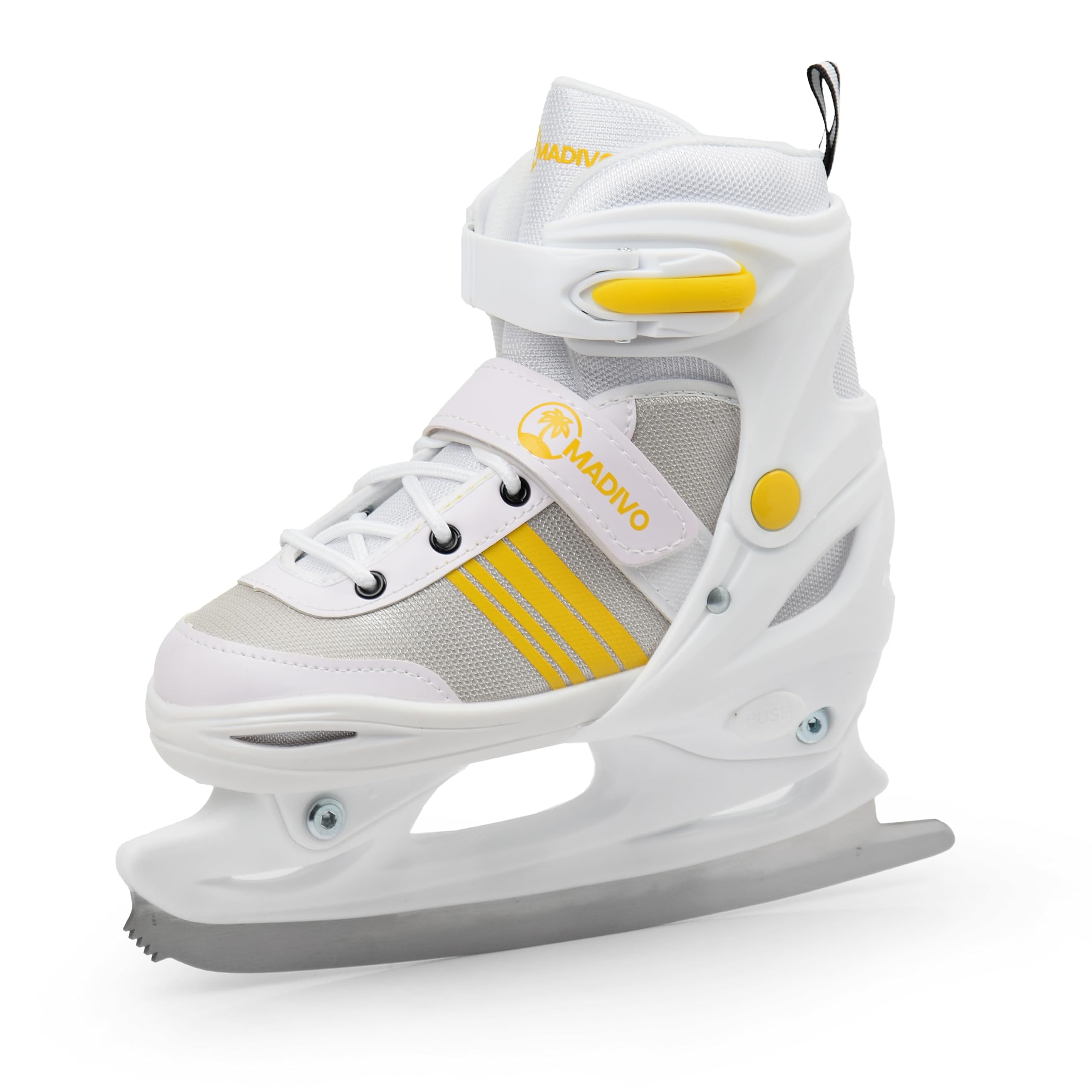 MADIVO Duo Set 2in1 Inliner/Schlittschuhe VERSTELLBAR | für Kinder und Jugendliche | Damen Herren Inline-Skates umbaubar zu Eislaufschuhe | Größen: 34-37, 38-41