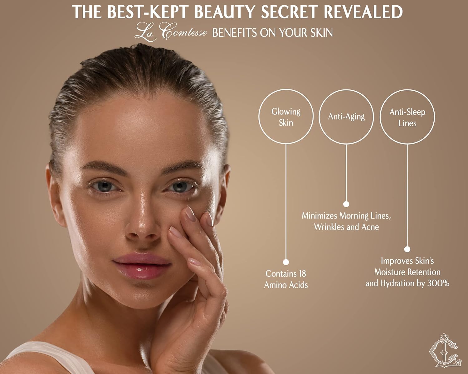 100% Mulberry Silk Pillowcase for Hair and Skin on Both Sides, Grade 6A 22 Momme, Acne Free Cooling Pillow Cover for Sleeping, Hidden Zipper, 1 Piece (Queen 20x30, White)