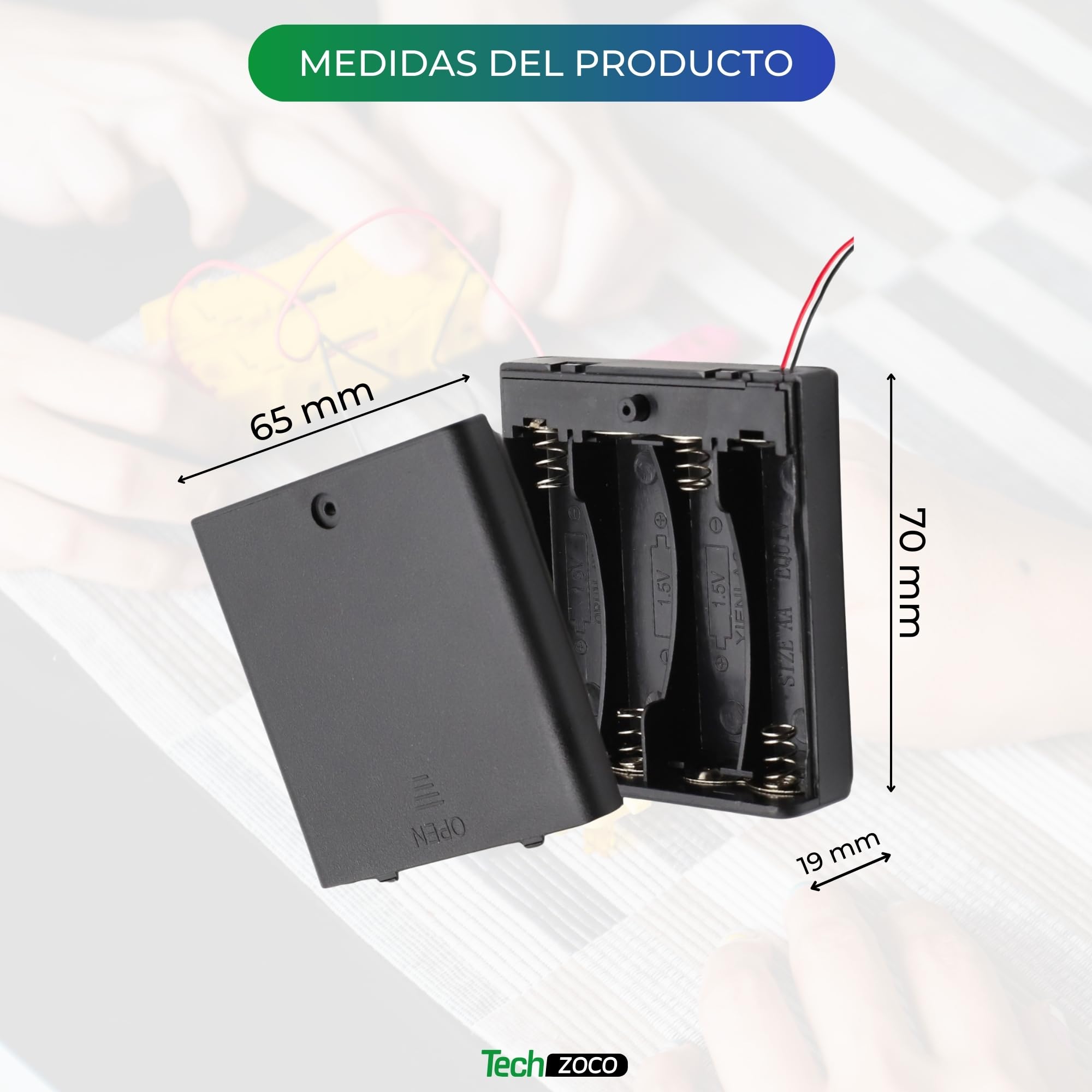 Boîte De Rangement Ignifuge Pour 216 Piles AA AAA C D 9V + Testeur BT-168 - Organisateur Étanche Et Portable