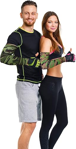 Miniatura 4 de 8 pares de mangas de enfriamiento unisex con protección UV para brazo de seda de hielo M