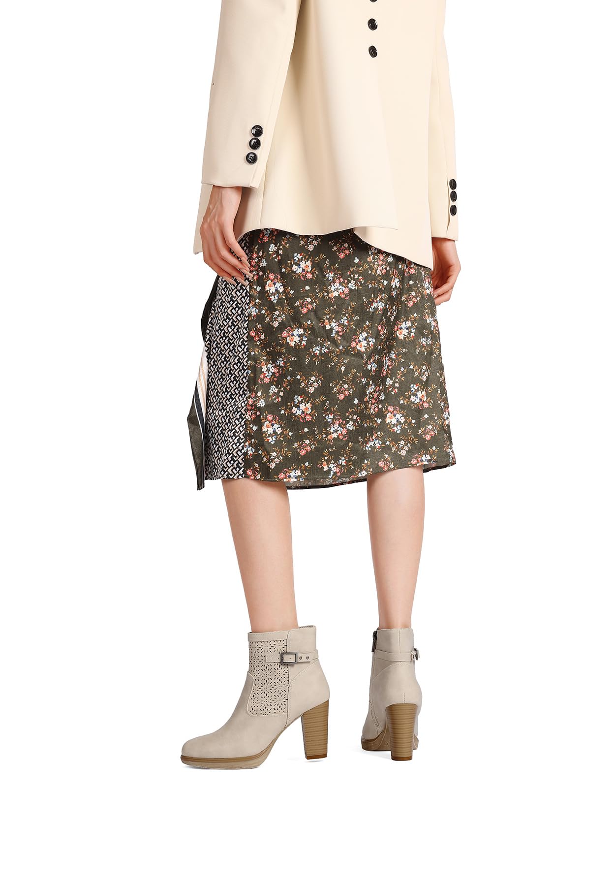 QUEEN HELENA Tronchetti Donna Stivaletti con Tacco Alto X34-76