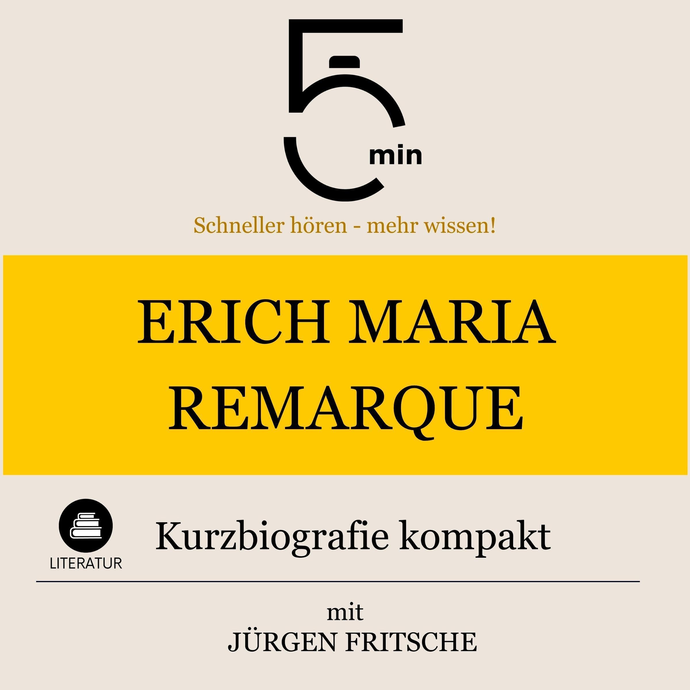 Cover art for Erich Maria Remarque - Kurzbiografie kompakt