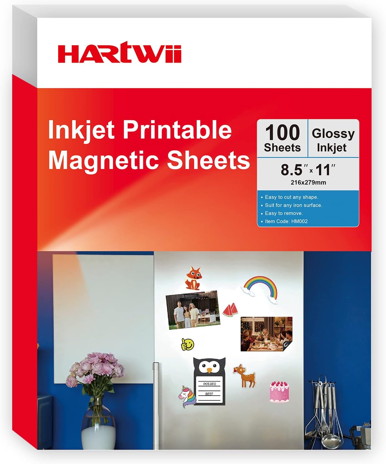 HARTWII Printable Magnet Sheets for Inkjet