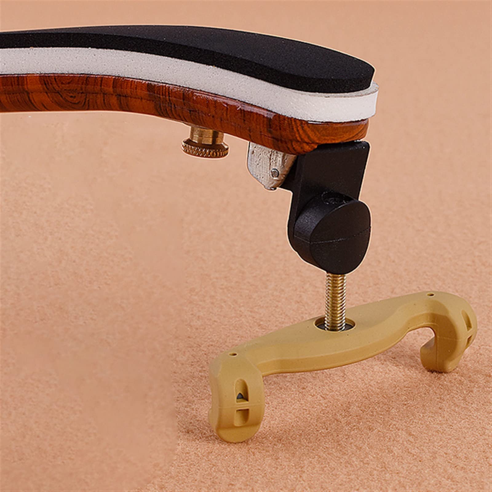 Pieza de Repuesto de violín Almohadilla De Hombro De Violín De Esponja Gruesa Ajustable En Altura Y Ancho Profesional De Arce Violín Hombrera (Color : 4/4-3/4)
