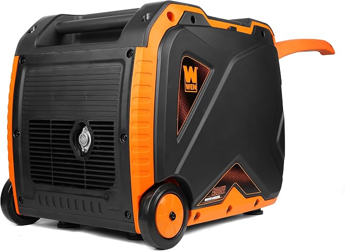 Generador portátil inverter WEN 56450i Super Quiet de 4500 W listo para RV con apagado automático de combustible miniatura 5