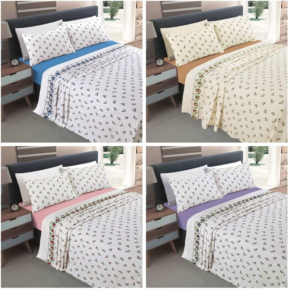 Modern Threads Soft Microfiber Printed Sheets Luxurious Microfiber